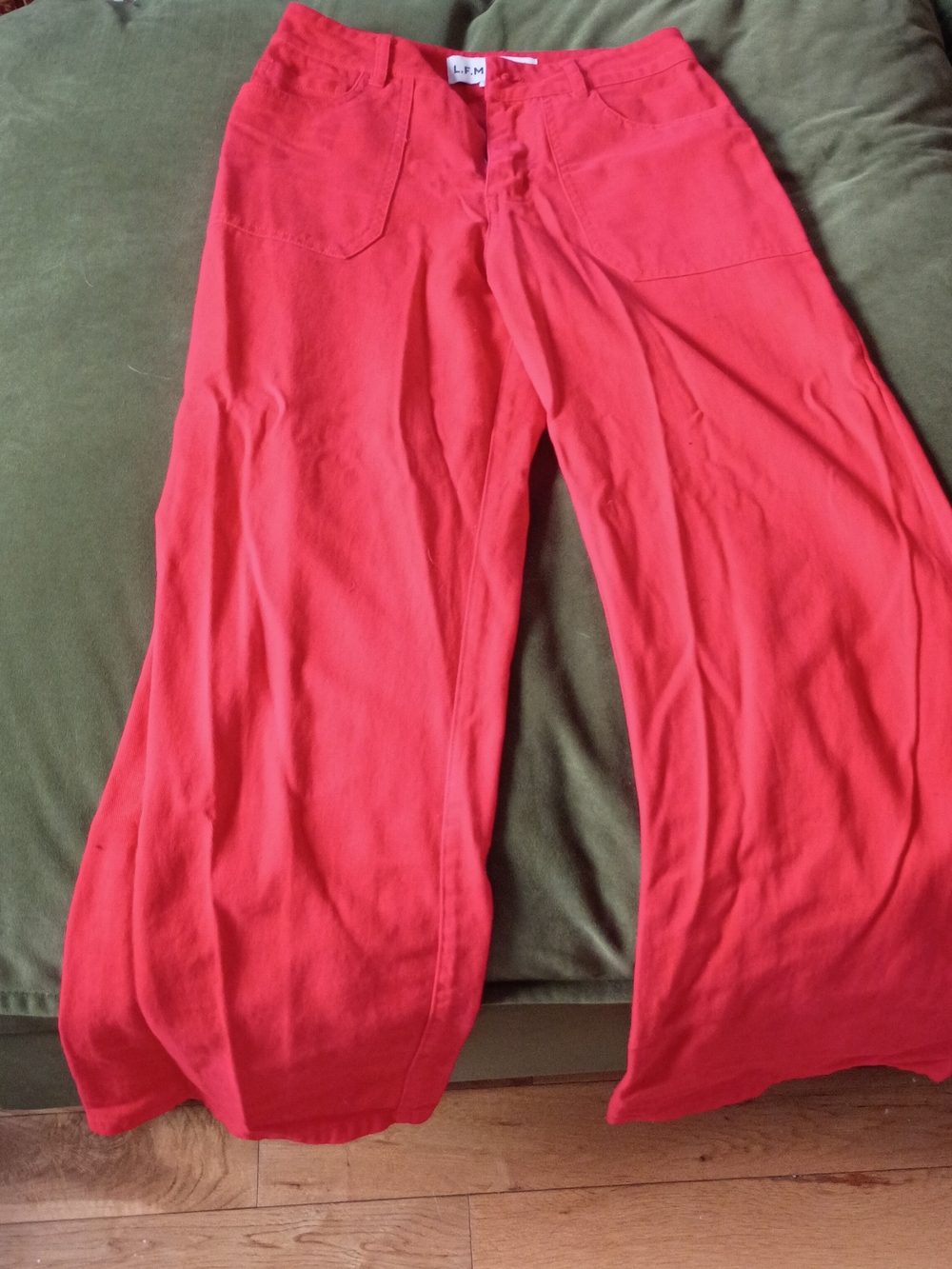 L.F. Markey Women's Wide-Leg Pants in Red
